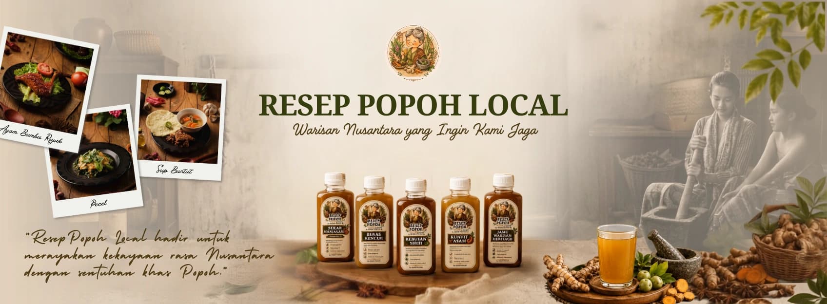 Resep Popoh Lokal Collage